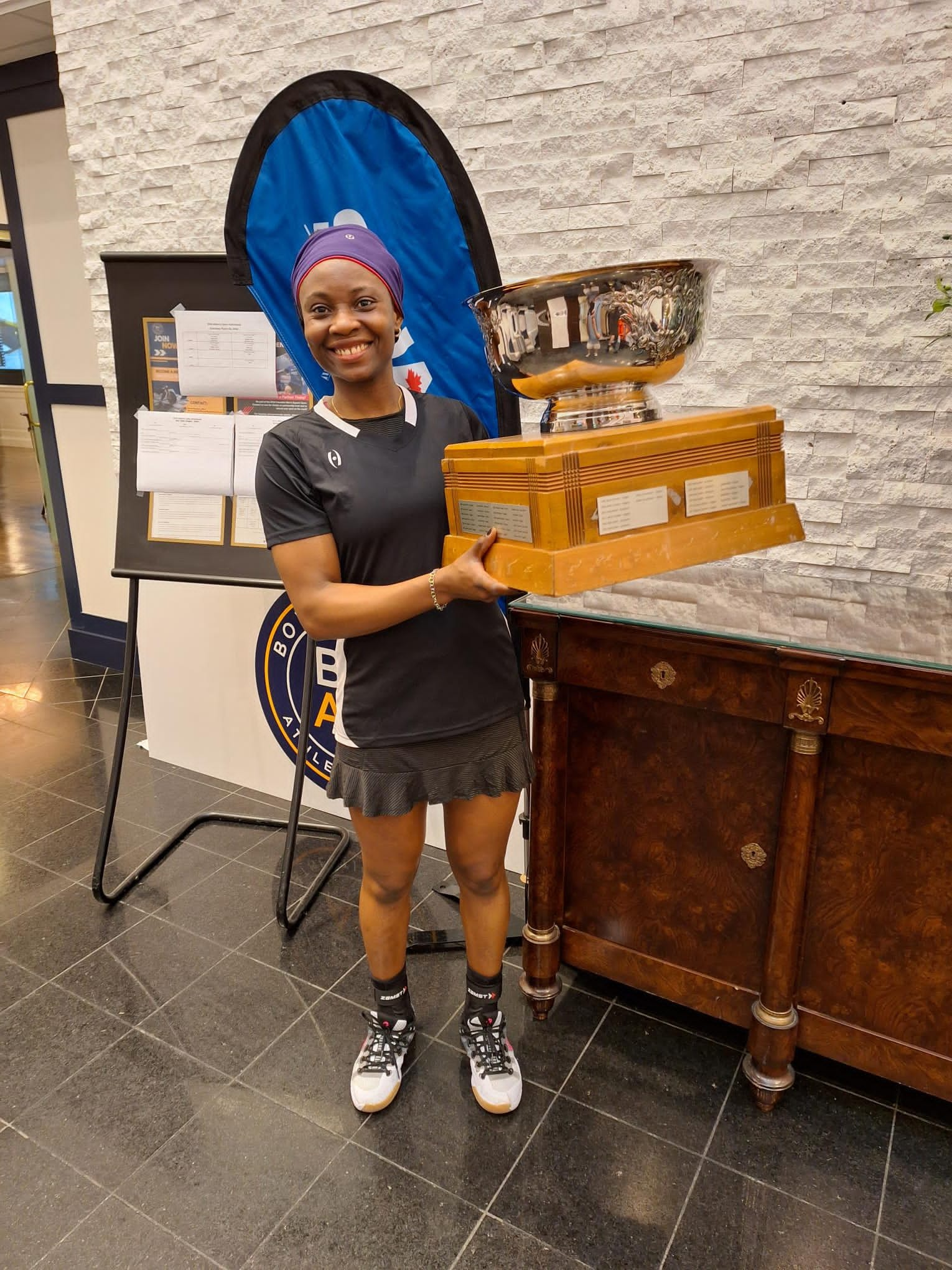 Former Nigeria No 1 Female Squash Player Wins Open Invitational Tournament In Canada post thumbnail image